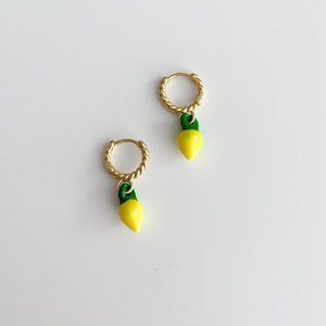 Madewell Gold and Yellow Earrings